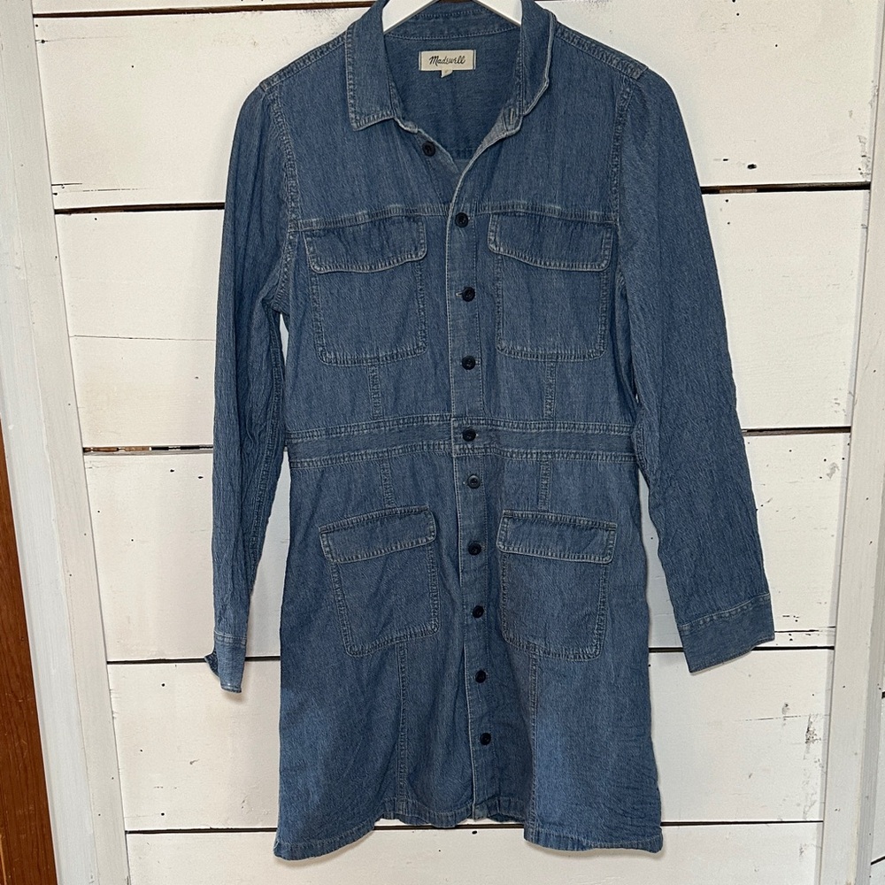 Madewell Denim Utility Shirtdress